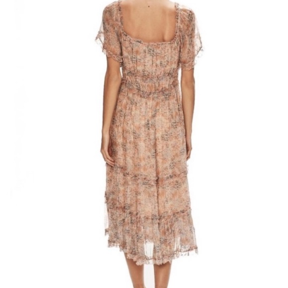 LOVE SAM /ANTHRO LARGE LOVE THE LABEL WATERLILY DRESS NWT - Picture 7 of 7